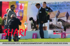 Jahressiegerin Shari vom Globetrotter